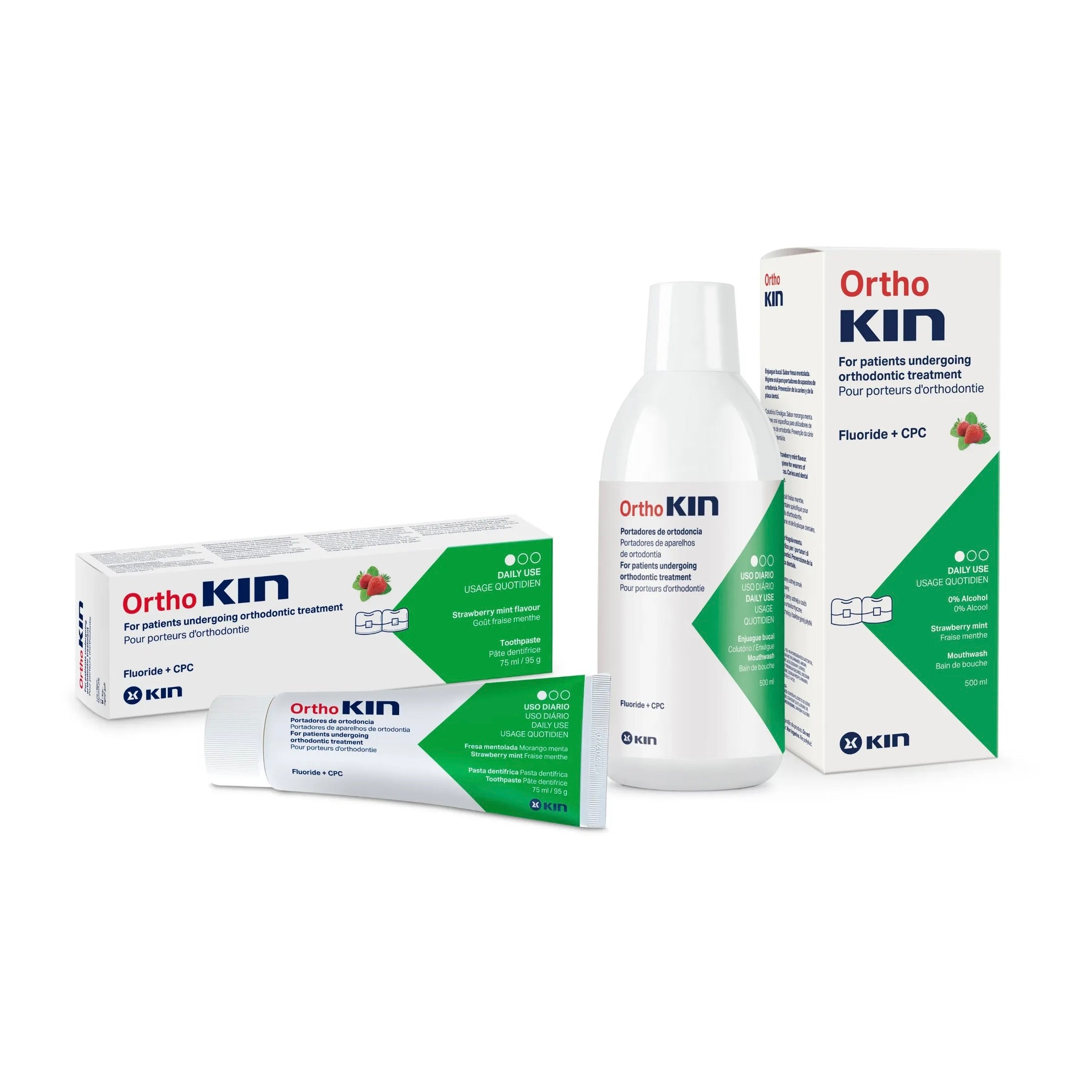 Ortho Kin Mouthwash + Toothpaste