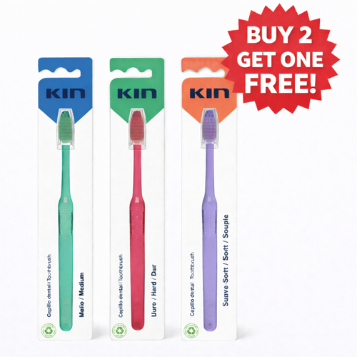 KIN Toothbrush Bundle (Hard + Medium + Soft) – Buy 2 Get 1 Free